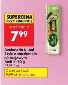 Biedronka Czekolada dubai style Meltie oferta