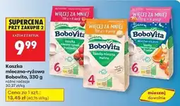Biedronka Kaszka mleczno-ryżowa 3 owoce Bobovita Smaczna Kolacja oferta