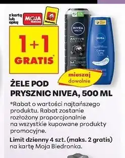 Biedronka Żel pod prysznic Nivea Men Active Clean oferta