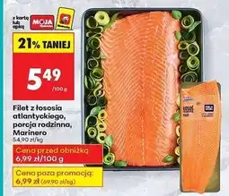 Biedronka Filet z łososia atlantyckiego Marinero oferta