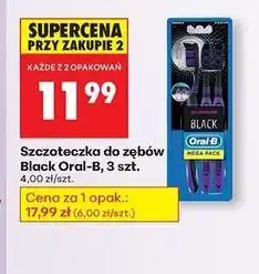Biedronka Szczoteczka do zębów black Oral-B Allrounder oferta