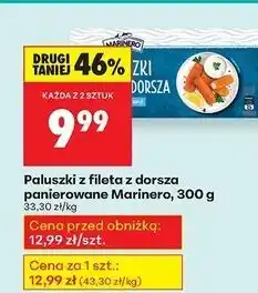 Biedronka Paluszki z fileta dorsza panierowane Marinero oferta