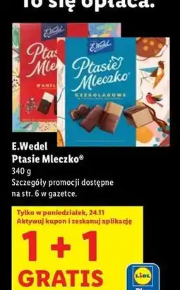 Lidl Czekoladki czekoladowe E. Wedel Ptasie Mleczko oferta