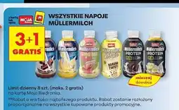 Biedronka Napój mleczny bananowy Mullermilch Protein oferta