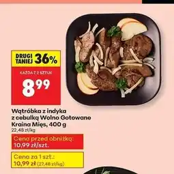 Biedronka Wątróbka z indyka cebulką Kraina Mięs oferta