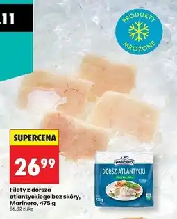 Biedronka Dorsz atlantycki filet bez skóry Marinero oferta