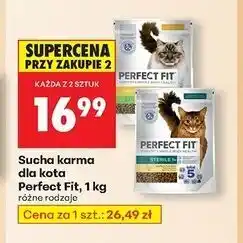 Biedronka Karma dla kota sensitive 1+ Perfect Fit oferta