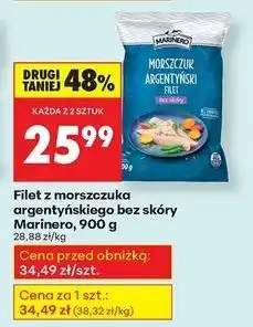Biedronka Morszczuk argentyński filet bez skóry Marinero oferta