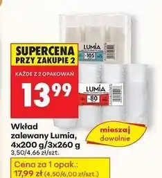 Biedronka Wkład zalewany 200 g Lumia oferta