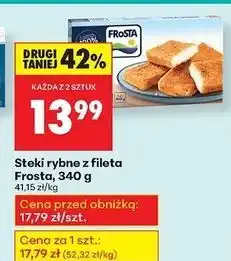 Biedronka Steki rybne z fileta Frosta oferta