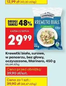 Biedronka Krewetki białe vannamei Marinero oferta