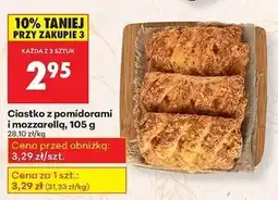 Biedronka Ciastko z pomidorami i mozzarellą oferta