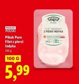 Lidl Filet wędzony z piersi indyka Pikok Pure oferta