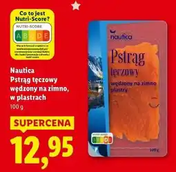 Lidl Pstrąg tęczowy łososiowy wędzony na zimno Nautica Schwartz oferta