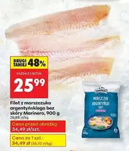 Biedronka Morszczuk argentyński filet bez skóry Marinero oferta