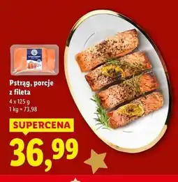 Lidl Pstrąg łososiowy porcje oferta