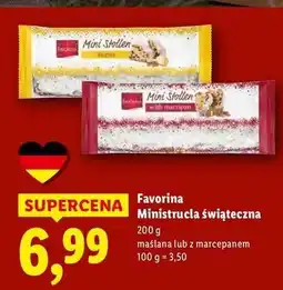 Lidl Ministrucla świąteczna marcepanowa Favorina oferta