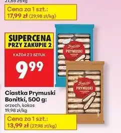 Biedronka Ciastka prymuski kokosowe Bonitki oferta