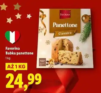 Lidl Babka panettone Favorina oferta