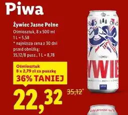 Lidl Piwo Żywiec Jasne Pełne oferta