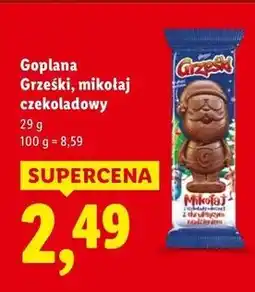 Lidl Figurka czekoladowa mikołaj Grześki oferta