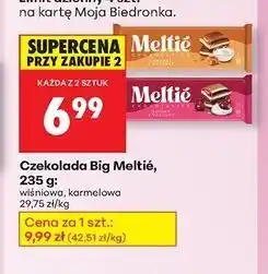 Biedronka Czekolada caramel & yoghurt Meltie oferta