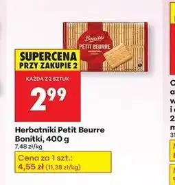 Biedronka Herbatniki petit beurre Bonitki oferta