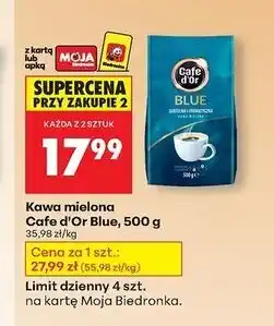 Biedronka Kawa Cafe D'or Blue oferta