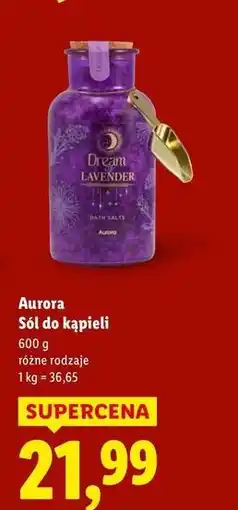 Lidl Sól do kąpieli dream lavender oferta