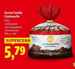 Lidl Czokowafle truskawka-śmietanka Sunny Family oferta
