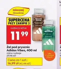 Biedronka Żel pod prysznic dream glaze Adidas Fresh Vibes oferta