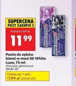 Biedronka Pasta do zębów glamourous white Blend-A-Med 3D White Luxe oferta