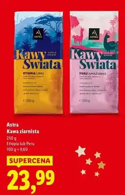 Lidl Kawa peru amazonas Astra Kawy Świata oferta