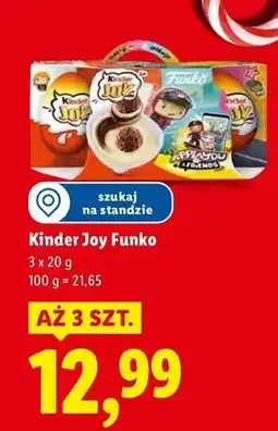 Lidl Jajko z niespodzianką funco Kinder Joy oferta