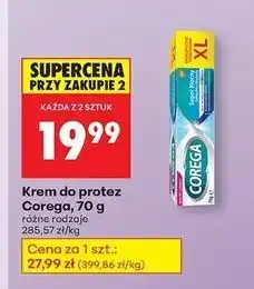Biedronka Krem mocujący do protez delikatnie miętowy Corega Super Mocny oferta
