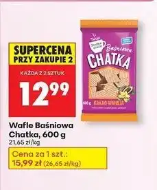 Biedronka Wafle baśniowa chatka kakao-wanilia Twoje Słodkie Chwile oferta