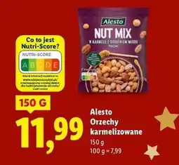 Lidl Mix orzechów karmelizowanych Alesto oferta