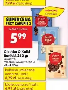 Biedronka Kulki w białej czekoladzie Bonitki oferta