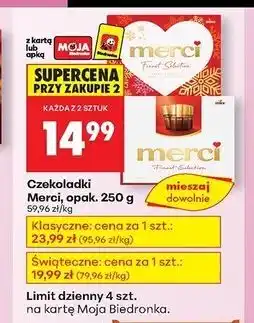 Bombonierka świateczna Storck Merci