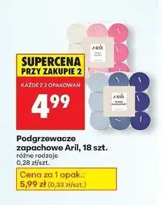 Biedronka Podgrzewacze zapachowe intense blackcurrant Aril oferta
