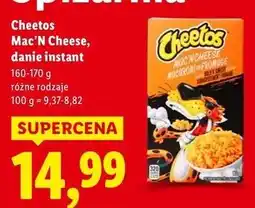 Lidl Makaron z serem mac'n cheese Cheetos oferta