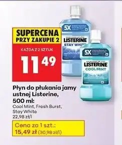 Biedronka Płyn do płukania ust Listerine Cool Mint oferta
