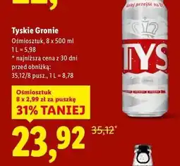 Lidl Piwo Tyskie Gronie oferta