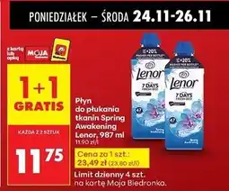 Biedronka Płyn do płukania spring awakening Lenor oferta