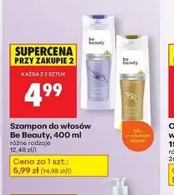 Biedronka Szampon do włosów smooth & repaired Be Beauty Care oferta