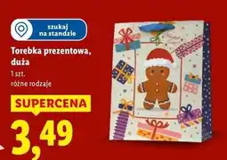 Lidl Torebka prezentowa duża oferta