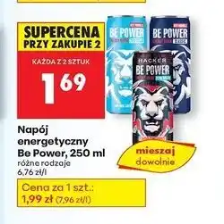 Biedronka Napój energetyczny hacker Be Power oferta