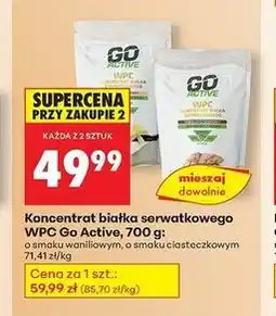 Biedronka Odżywka białkowa ciasteczkowa Go Active oferta
