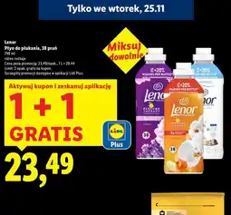 Lidl Płyn do płukania floral bouquet Lenor oferta