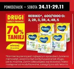 Biedronka Mleko 5 Bebiko oferta